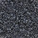 Miyuki Delica Perlen 11/0 - Sparkling charcoal lined crystal DB-925